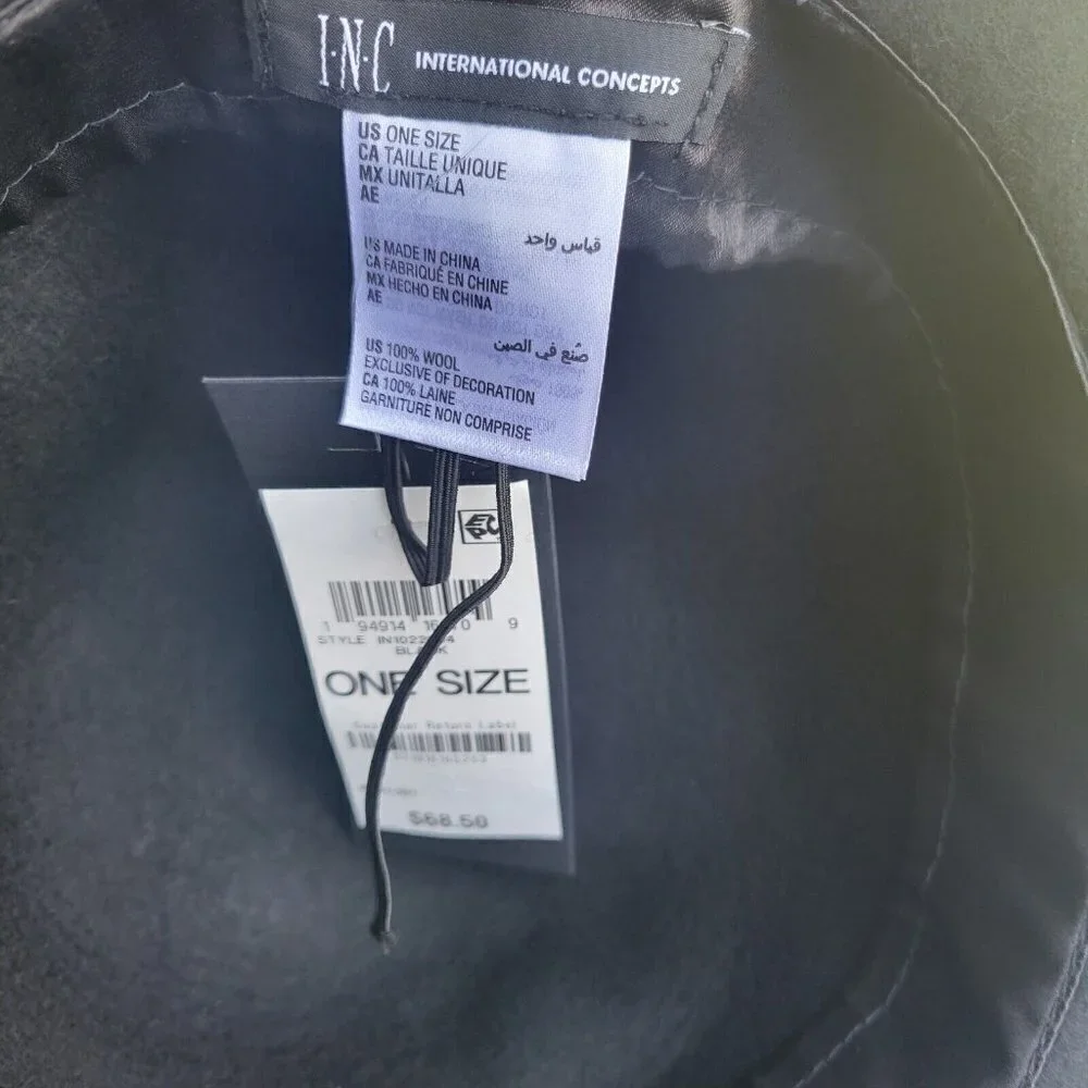 WOMEN'S INC Adjustable Fit Band Hat. Style INC1o22004. New With Tags $68